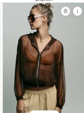Zara Organza Hoodie